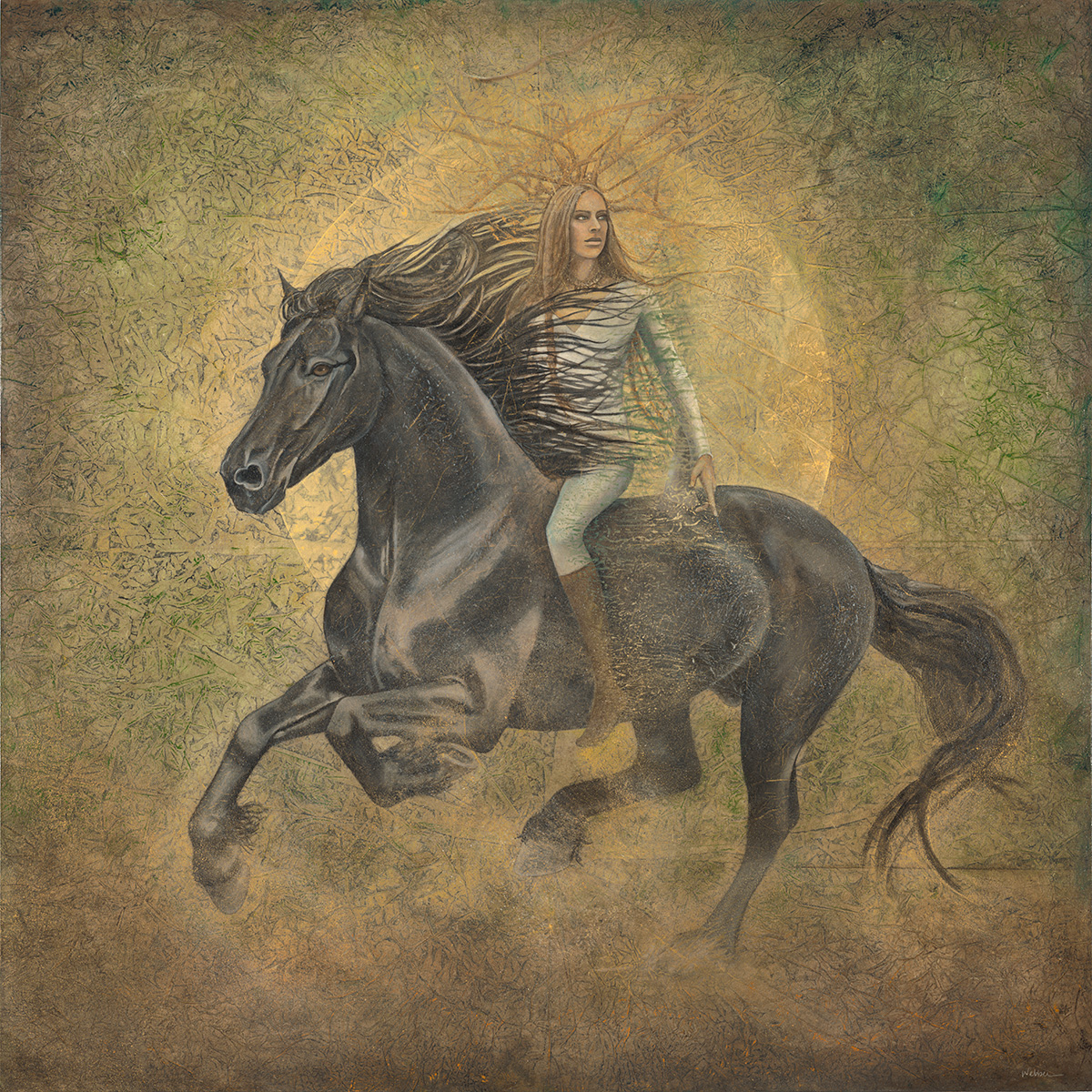 icine-horse_Kimberly-Webber_Contemporary-Symbolist-Paintings_Magical-Realism_Transcendental-Art_Archetypal-Visionary-Artist_Taos-New-Mexico